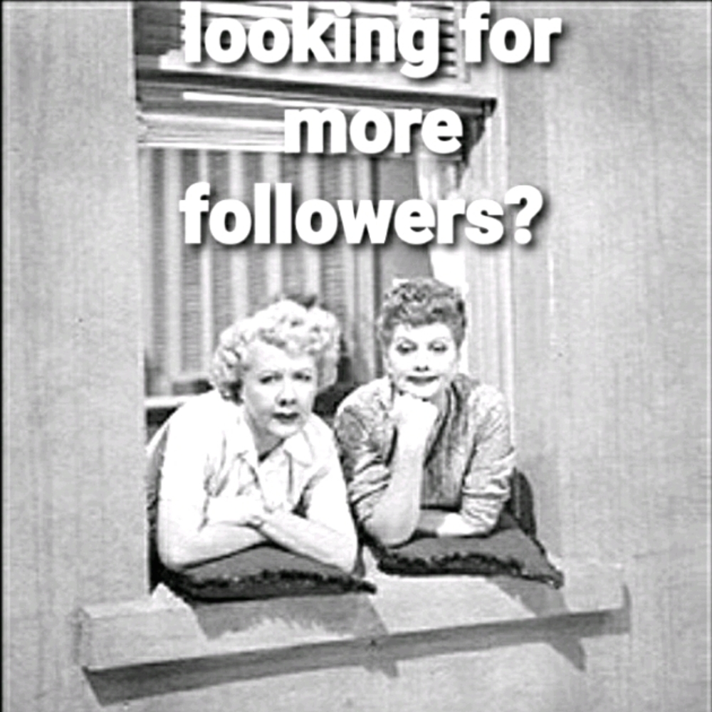 I Love Lucy ❤ follow game!!!